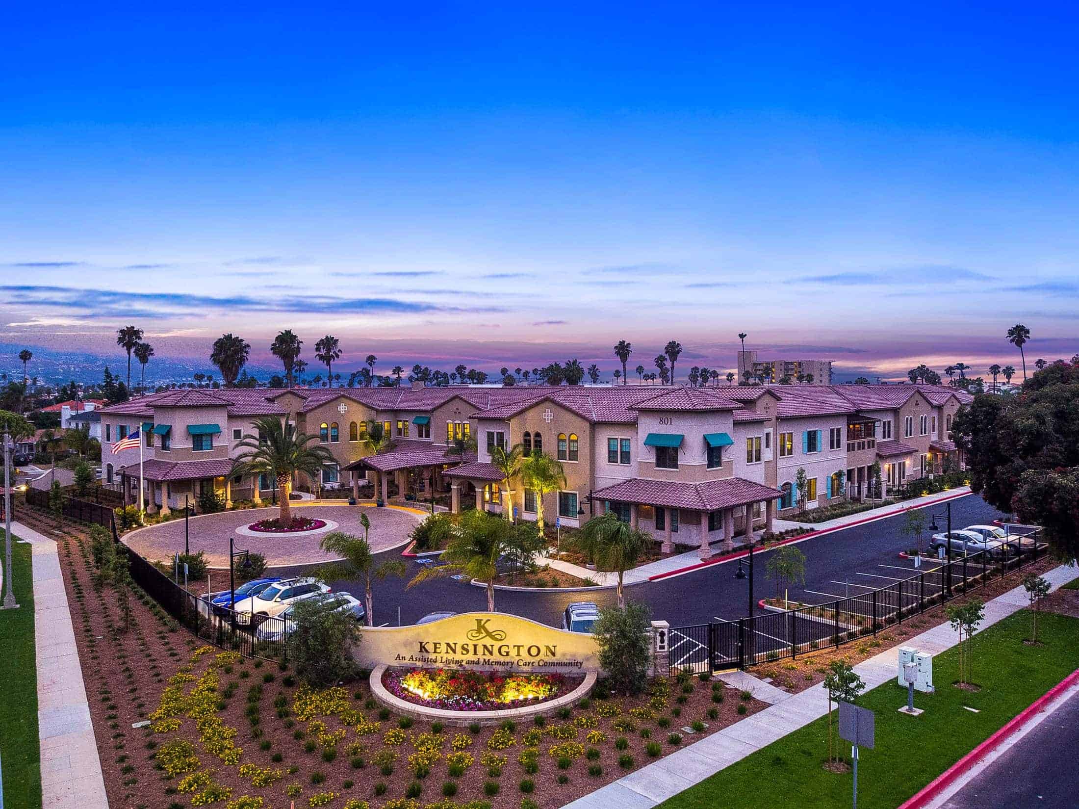 aerial shot of The Kensington